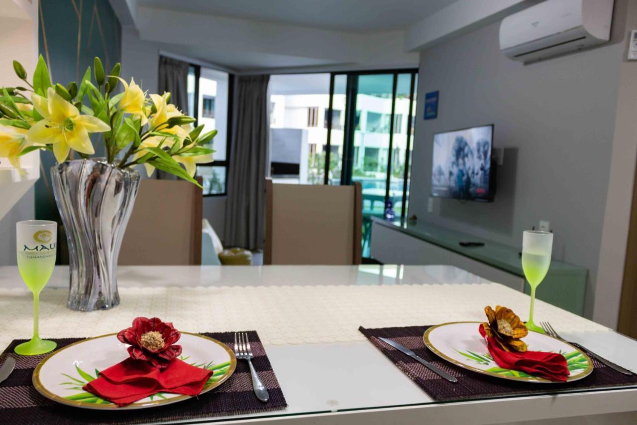 Flat Maui Beach Residence, Tamandare-Carneiros, Pe Na Areia, A Beira-Mar! エクステリア 写真